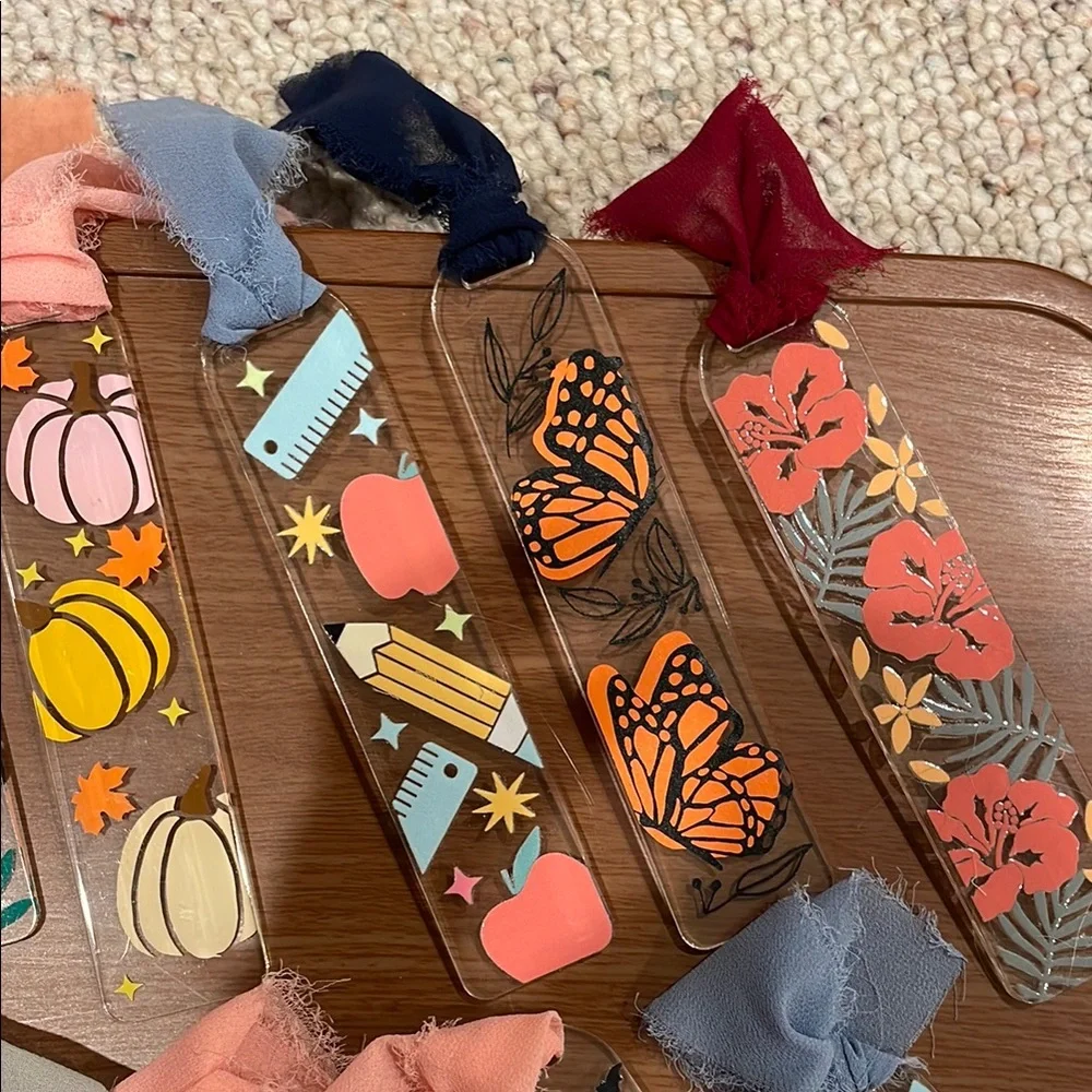 Colorful Patterned Bookmarks Set - Picture 3 of 5